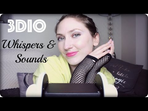 ASMR 3Dio Ear to Ear Breathy Whispers W/ Tapping, Scratching, Brushing (Trigger Sounds Assortment)