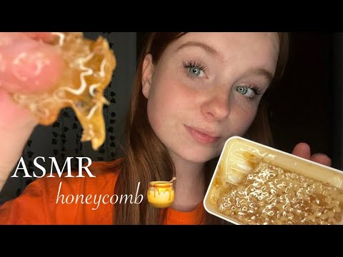 ASMR Eating Honeycomb🍯 (Mouth Sounds)