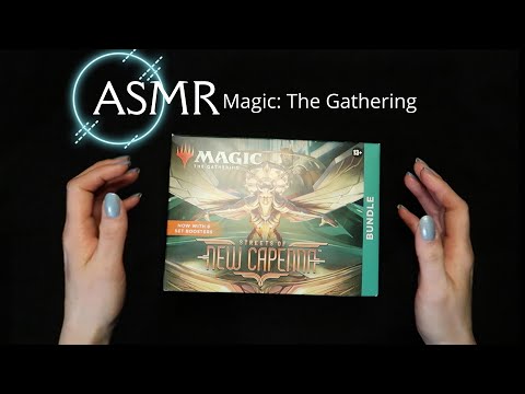 ASMR Magic: The Gathering ⭐ New Capenna Bundle Unboxing ⭐ Card Sounds ⭐ Soft Spoken