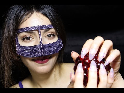 ASMR Tingly and Relaxing Tapping and Scratching With Long Nails FOR Sleep , insomnia treatment