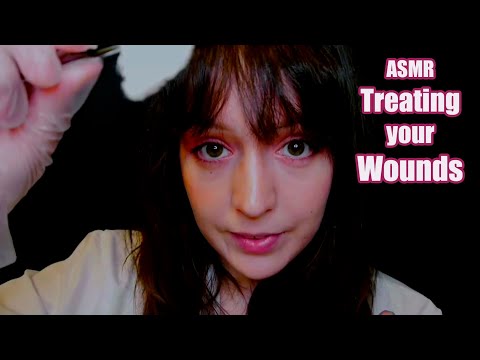 ⭐ASMR Doctor Roleplay, Treating your Wounds (Soft Spoken, Layered Sounds)