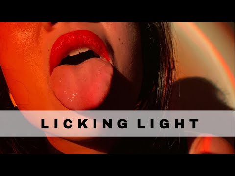 ASMR Licking light | soft mouth sounds (no talking)