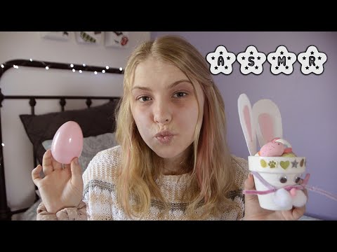 ASMR│Easter Themed Triggers! Tapping and Lid Sounds ♡