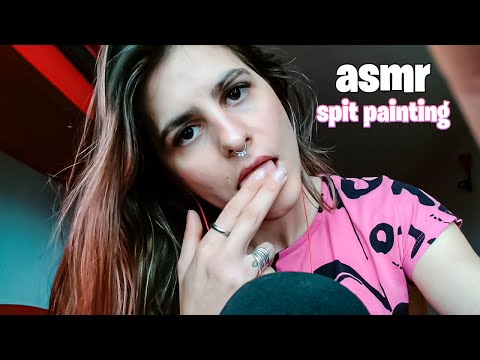 ASMR - Duerme con SPIT PAINTING 👅💦 - Doctora del Sueño