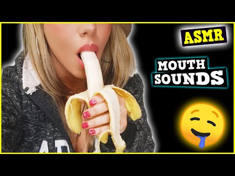 🤤👉 ASMR BANANA Eating and LICKING 👅