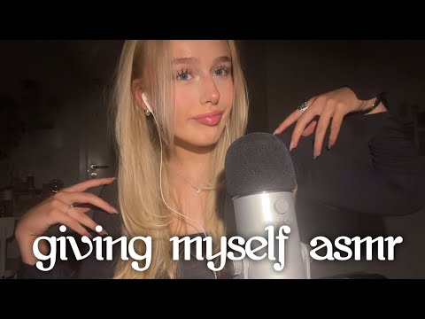 ASMR body triggers ~ hair play, teeth tapping, nail sounds, skin tapping & scratching