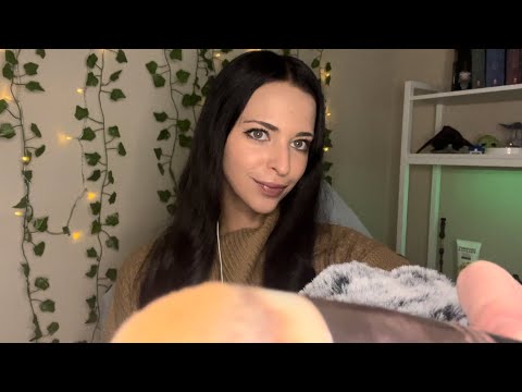 ASMR| Gentle Face Tracing on You and Me ☺️