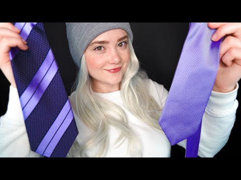 ASMR Men’s TUX MEASURING & FITTING Roleplay! Fabric Sounds, Whispers, Writing, Binaural Sleep Sound