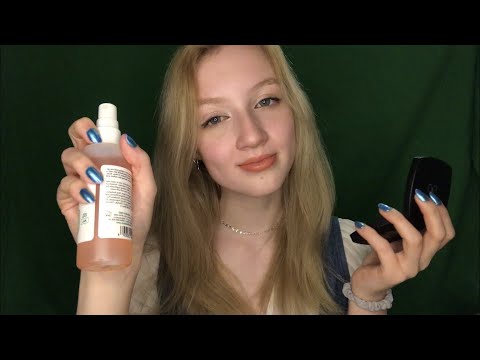 [ASMR] friend doing your makeup for a date 💕 ~ soft spoken, personal attention