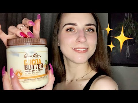 ASMR Gentle Tapping + Scratching on Cocoa Butter Jar (no talking)