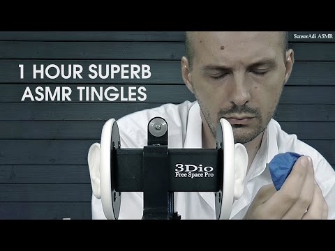 1 Hour Superb ASMR 3Dio Binaural Tingles Making for Sleep (No Talking)