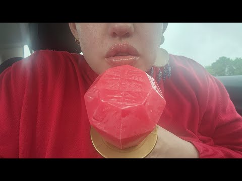 ASMR  GIANT RING POP  mouth sounds