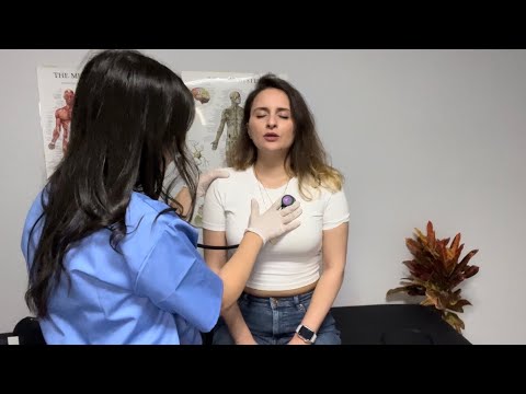 ASMR Head To Toe Assessment (Annual Physical, Hearing,Abdomen,Back exam) Soft Spoken Roleplay