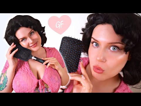 Girlfriend Attention at its BEST 💕 - Must See ASMR Hairplay!