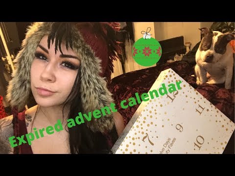 Opening an Expired Advent Calendar (ASMR) 12 Days of Beauty Unboxing. Soft Spoken. Tapping.