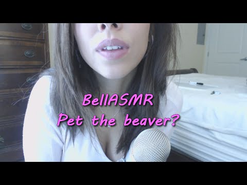 ASMR 19 Favorite Triggers - Petting the Beaver, Wet Mouth Noises, Heavy Breathing, Scissor and more