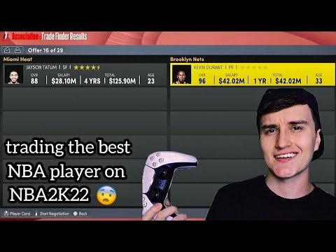 Trading Every NBA Teams Best Player In NBA2K22 ( ASMR )
