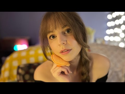 ASMR 👀 There's Something In Your Eye! I'll Get It For You (Face Touching ASMR Mouth Sounds Plucking)