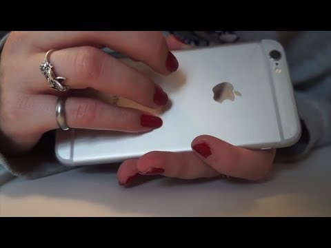 *ASMR* iPhone Unboxing! whisper, tapping etc.