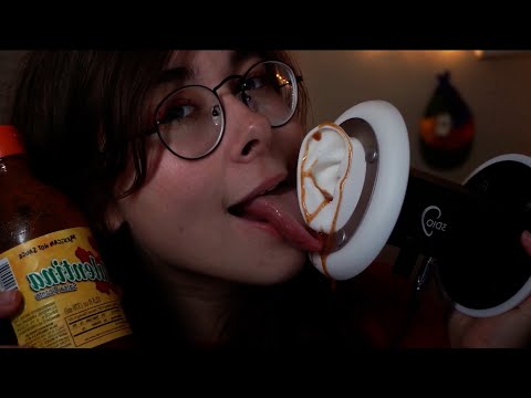 HOT SAUCE EAR LICKING?! 🔥