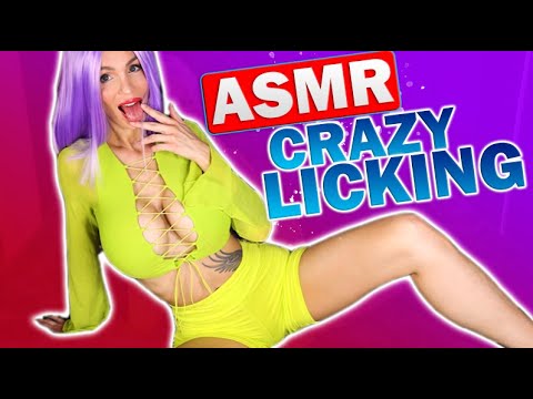 Sexy ASMR 🍭Crazy Ear eating / wet and fast