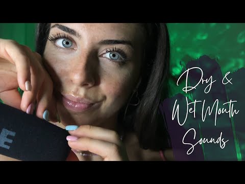 4K ASMR: WET & DRY MOUTH SOUNDS + SCRATCHING 💤 (NEW MIC)