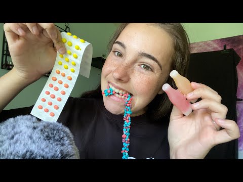 |ASMR| Eating Popular And TINGLY Candy