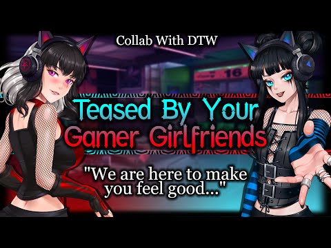 Your Goth Gamer Girlfriends Tease You Endlessly [Bratty] [Needy] | Polyamorous ASMR Roleplay /FF4M/
