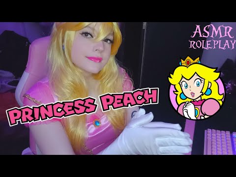 ASMR Roleplay | Princess Peach Thanks You (soft spoken & glove sounds)