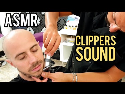ASMR ITALIAN HEAD SHAVE AND MASSAGE | CLIPPERS SOUND | 1/3 | ASMR BARBER
