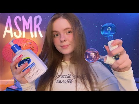 ASMR RELAXING FACIAL SPA TREATMENT! (Personal attention, Tingly Scalp Massage, Skincare)