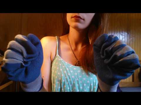 ASMR Intense Textured Glove Sounds & Hand Movements | Finger Fluttering, Whispering & Texture Sounds