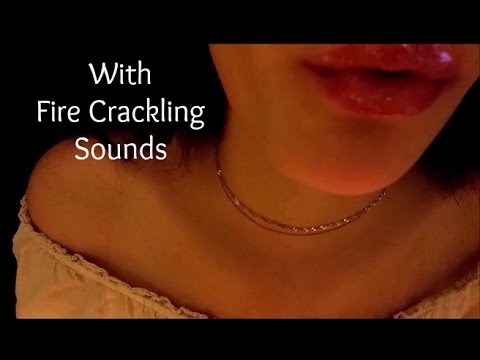💗ASMR EDIT: Kissing & Blowing with Fire Crackling 💋