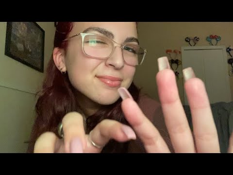 ASMR | lofi fast & aggressive hand movements, table scratching, mouth sounds, etc.