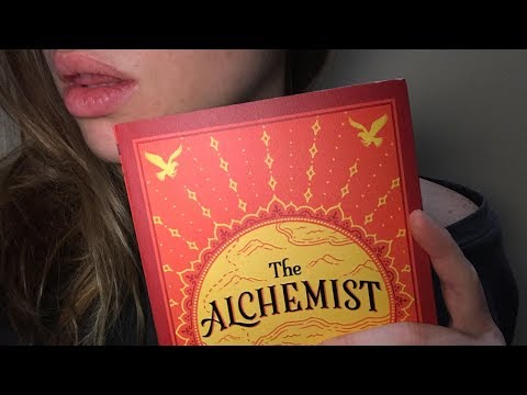 ASMR TINGLY up close bedtime story (the Alchemist) part two | reading you a bedtime story