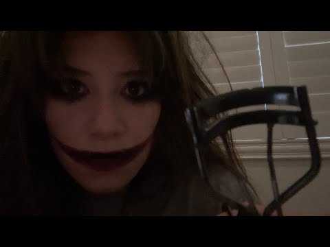 creepy girl does your makeup (asmr)