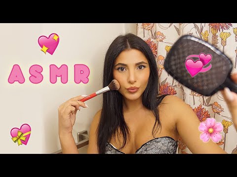 ASMR Soft Girl at Party Fixes Your Makeup (Heartbreak, Who?) | Gum Chewing