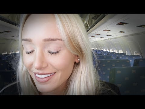 ASMR Flight Attendant Helps You Sleep | GwenGwiz