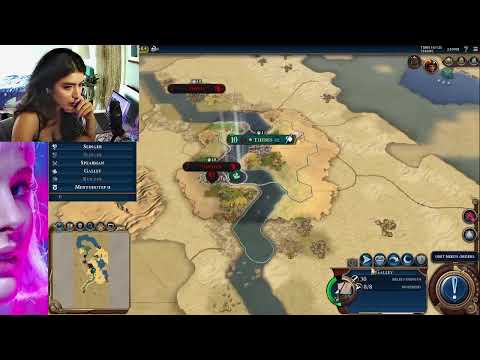 ASMR LIVE Civilization 6 Egyptian Empire Attempt - 6/12/21