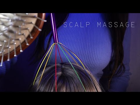 ASMR 🎧 Let me massage your scalp and brush your hair 🤗 (1 HOUR No Talking)