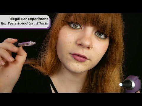 🧪 Illegal Ear Experiment—That's Not Supposed to Happen! Tons of Hearing Tests 👂 ASMR Soft Spoken RP