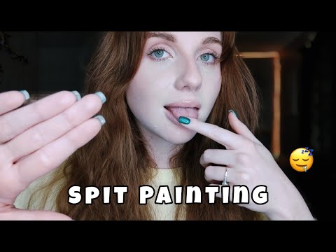 ASMR | Spit Painting at MAX Sensitivity ☺️