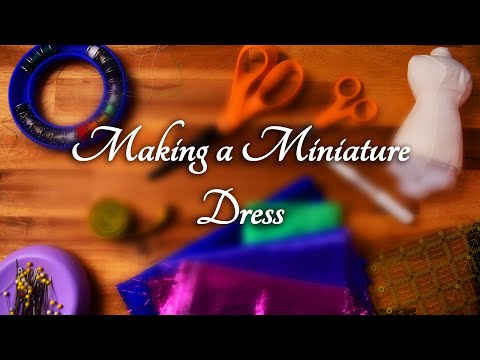 ASMR Live Stream - Sewing a Miniature Dress Right Now (Streamed 8 March 2021)