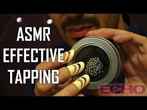 ASMR TAPPING BETTER THAN EVER (fast, intense, effective echo technique)