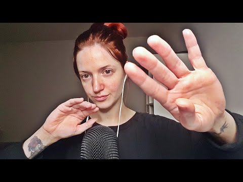 ASMR sensitive hand sounds, wooden blocks, tapping and whispering your names  - October Patreons