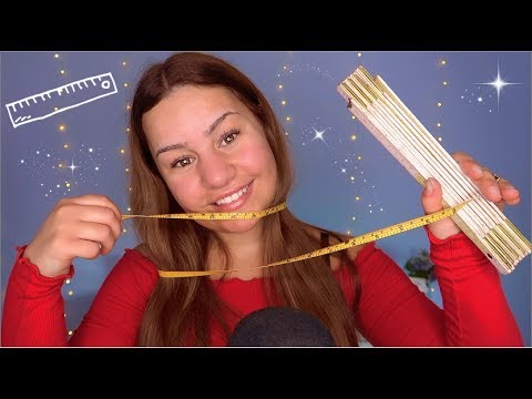 [ASMR] MEASURING your FACE and BODY😍 | Ich VERMESSE Dich! | ASMR Marlife