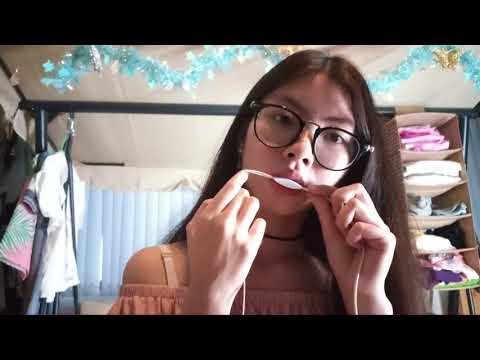 ASMR👅 mic licking/nibbling/tingly mouth sounds