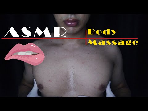 ASMR Body Message - Slow tapping in my body