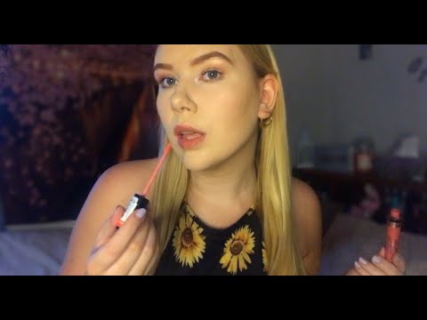Tingly Lip Gloss Application/LOTS of Mouth Sounds (ASMR)