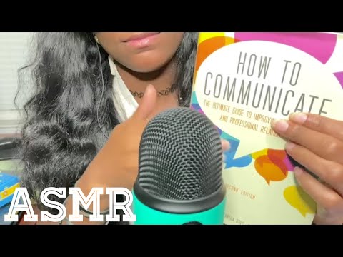 ASMR 💤Tapping, Tracing, Scratching (Lofi) Books To Read with Me